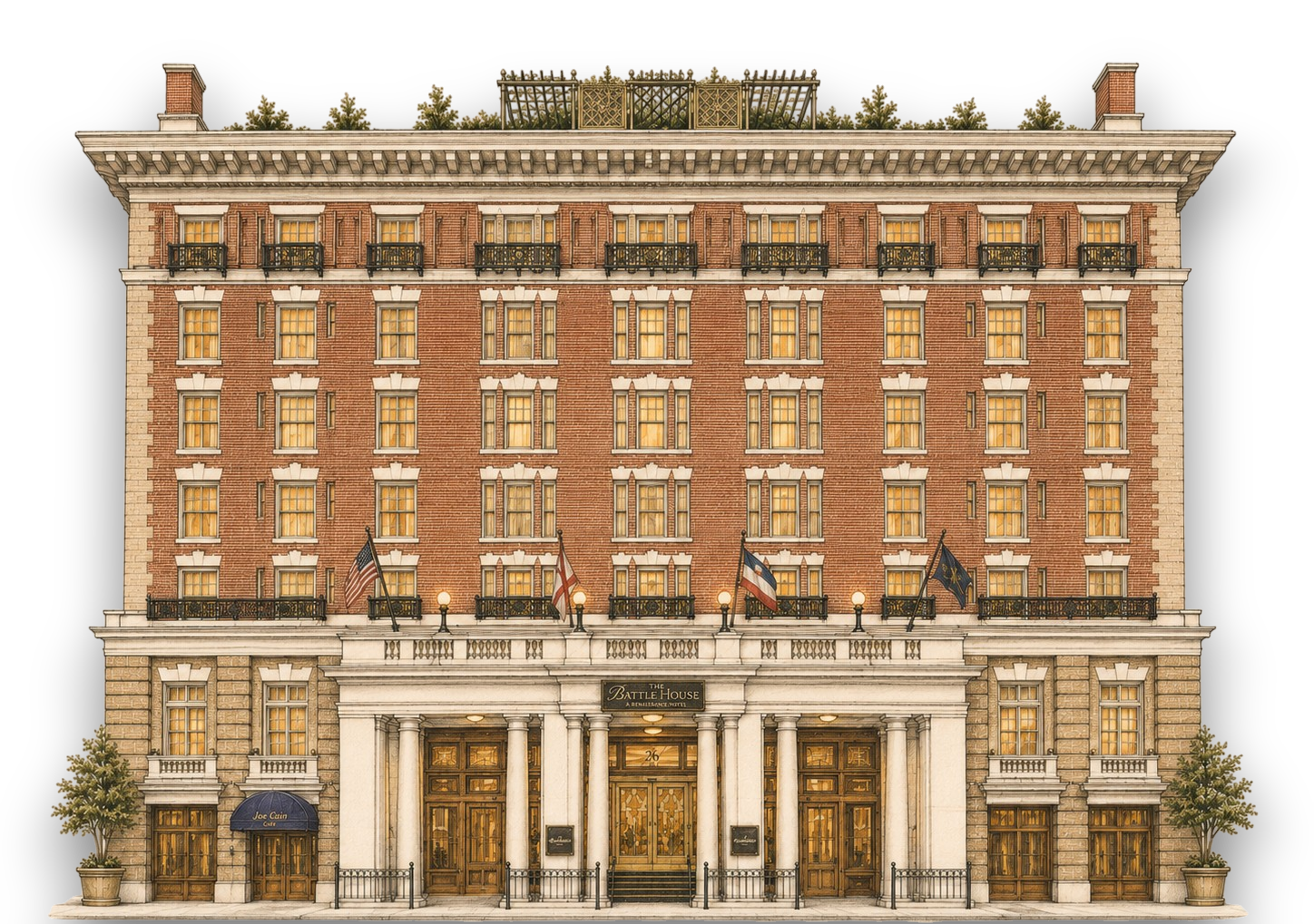 Illustration of The Battle House Renaissance Mobile Hotel